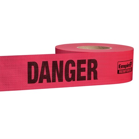 Milwaukee Tool 3 in. X 500 ft. Reinforced Danger/Danger Tape 76-1004